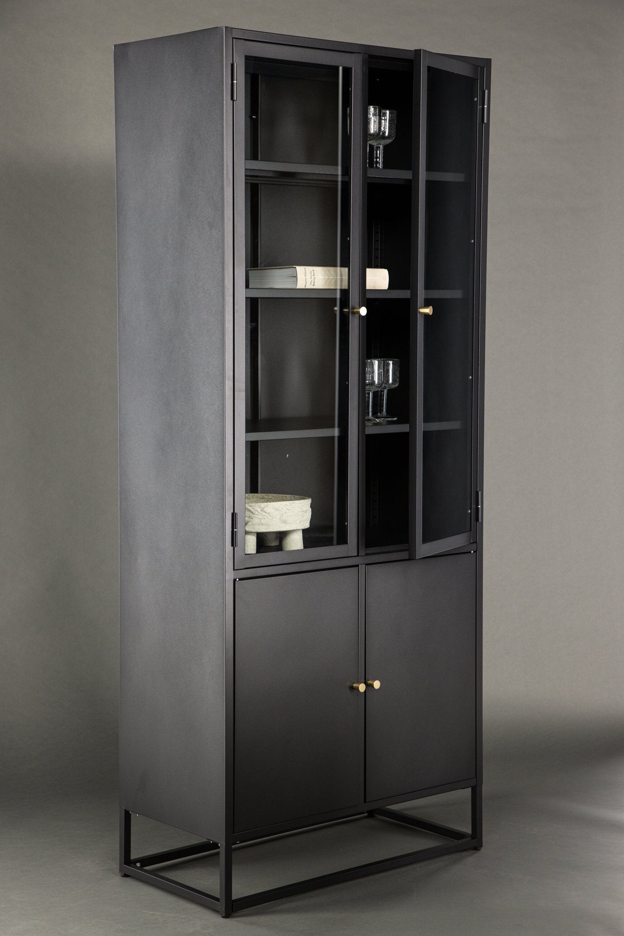 Bakal Schrank - schwarz/Stahl - Schränke - ALVAHOME