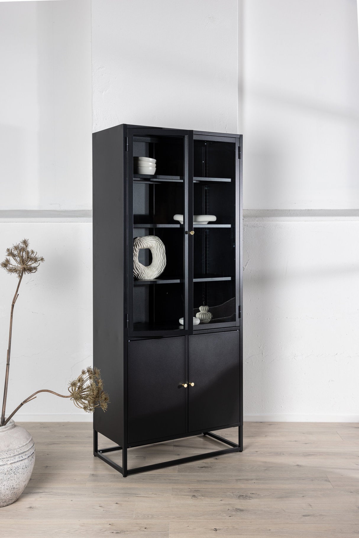 Bakal Schrank - schwarz/Stahl - Schränke - ALVAHOME
