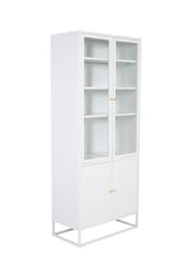Bakal Schrank - weiß/Stahl - Schränke - ALVAHOME