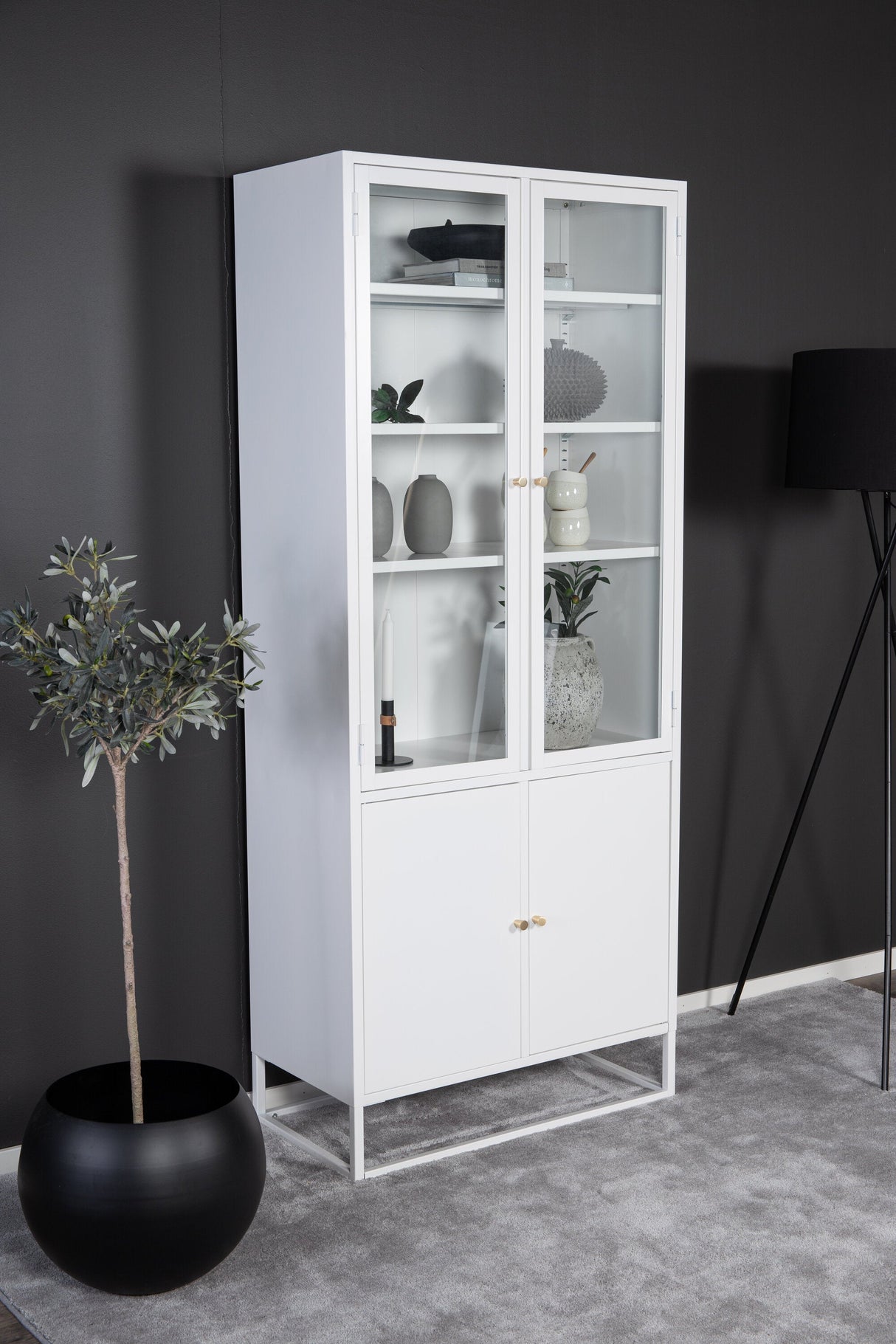 Bakal Schrank - weiß/Stahl - Schränke - ALVAHOME