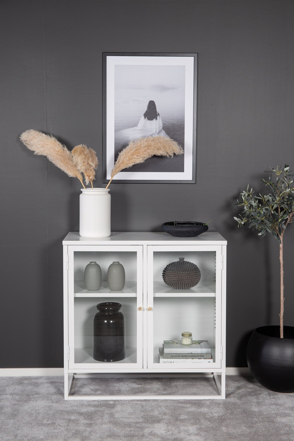Bakal Schrank - weiß/Stahl - Schränke - ALVAHOME