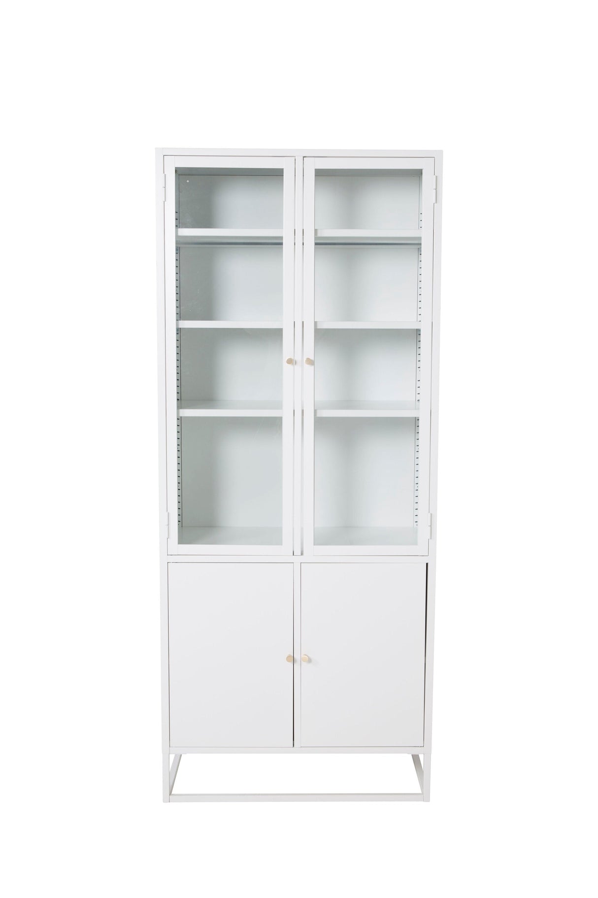 Bakal Schrank - weiß/Stahl - Schränke - ALVAHOME