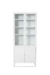 Bakal Schrank - weiß/Stahl - Schränke - ALVAHOME
