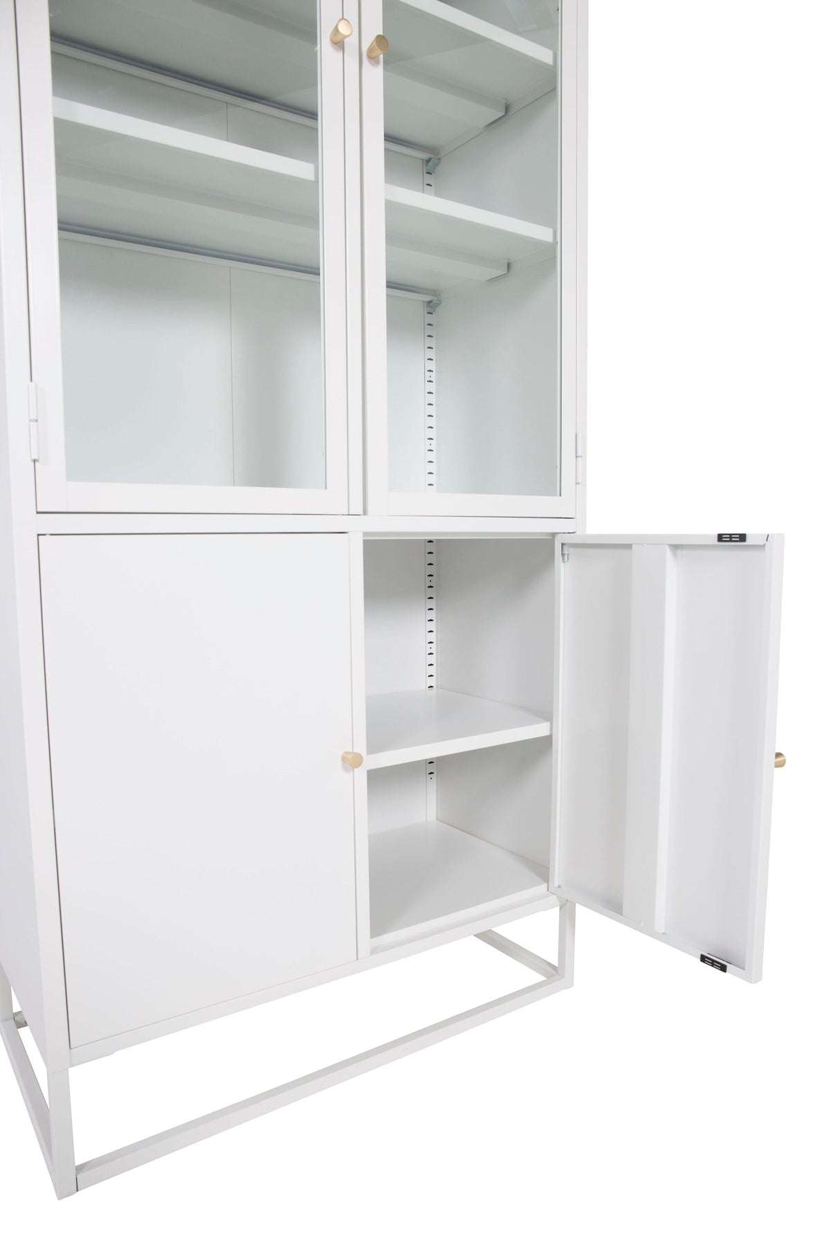 Bakal Schrank - weiß/Stahl - Schränke - ALVAHOME