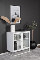 Bakal Schrank - weiß/Stahl - Schränke - ALVAHOME