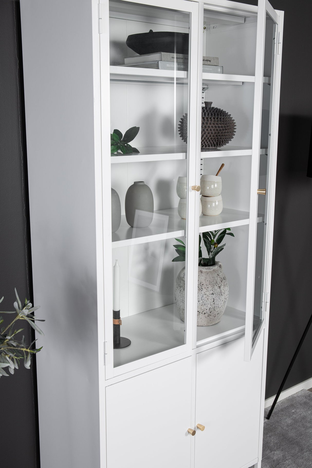 Bakal Schrank - weiß/Stahl - Schränke - ALVAHOME