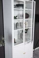 Bakal Schrank - weiß/Stahl - Schränke - ALVAHOME
