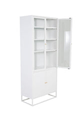 Bakal Schrank - weiß/Stahl - Schränke - ALVAHOME