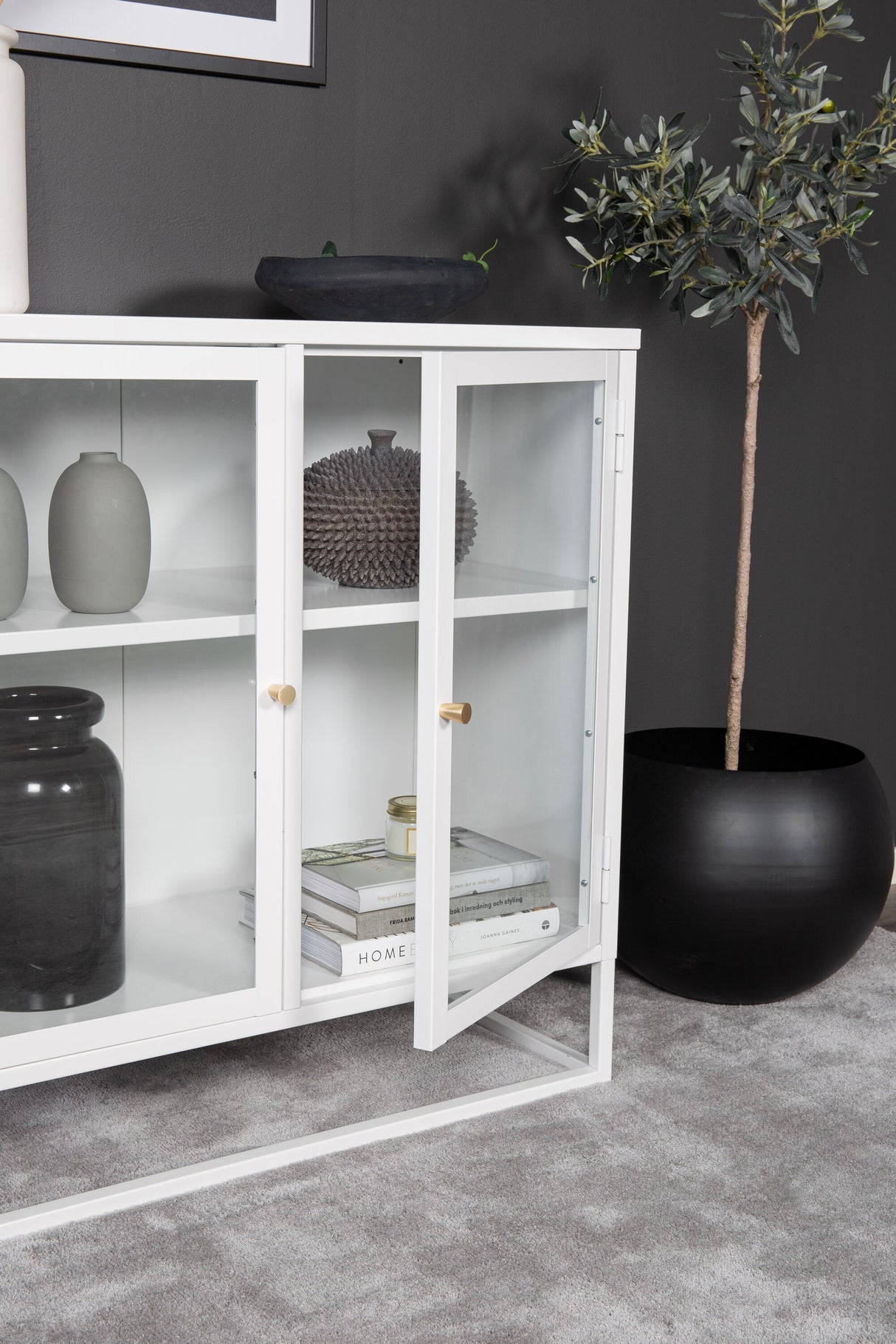 Bakal Schrank - weiß/Stahl - Schränke - ALVAHOME