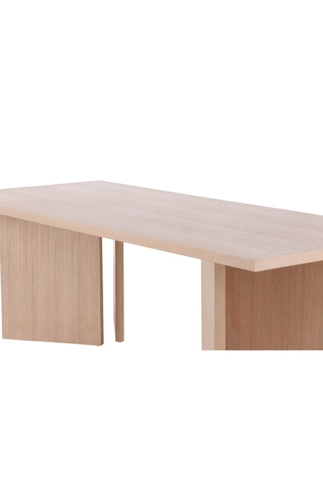 Bassholmen rechteckiger Esstisch - white - wash/MDF - Rechteckige Esstische - ALVAHOME