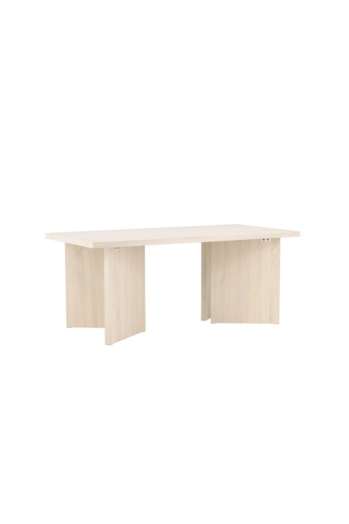 Bassholmen rechteckiger Esstisch - white - wash/MDF - Rechteckige Esstische - ALVAHOME