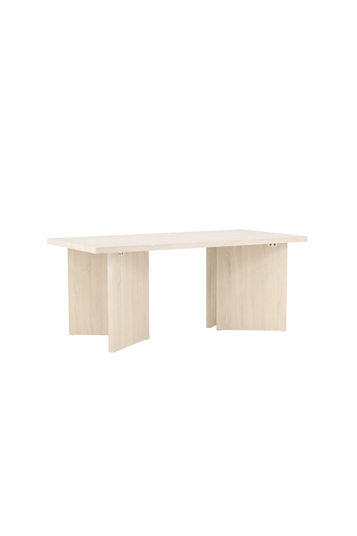 Bassholmen rechteckiger Esstisch - white - wash/MDF - Rechteckige Esstische - ALVAHOME