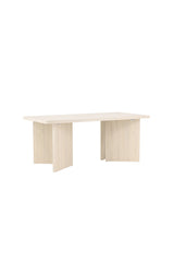 Bassholmen rechteckiger Esstisch - white - wash/MDF - Rechteckige Esstische - ALVAHOME