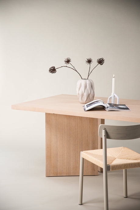 Bassholmen rechteckiger Esstisch - white - wash/MDF - Rechteckige Esstische - ALVAHOME