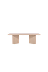 Bassholmen rechteckiger Esstisch - white - wash/MDF - Rechteckige Esstische - ALVAHOME