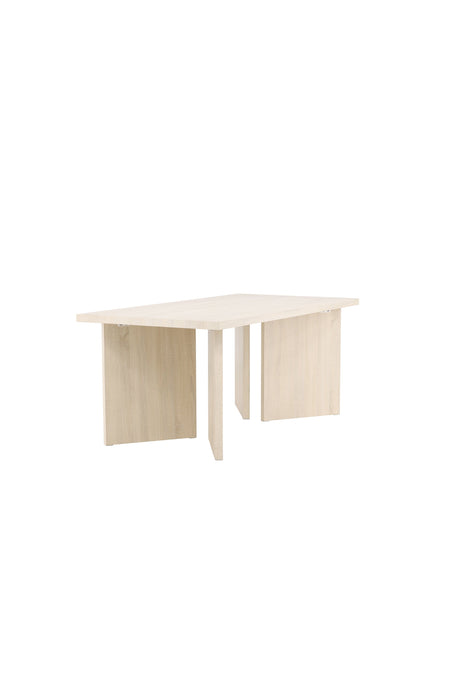 Bassholmen rechteckiger Esstisch - white - wash/MDF - Rechteckige Esstische - ALVAHOME