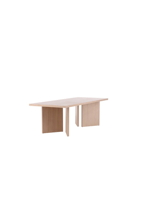 Bassholmen rechteckiger Esstisch - white - wash/MDF - Rechteckige Esstische - ALVAHOME