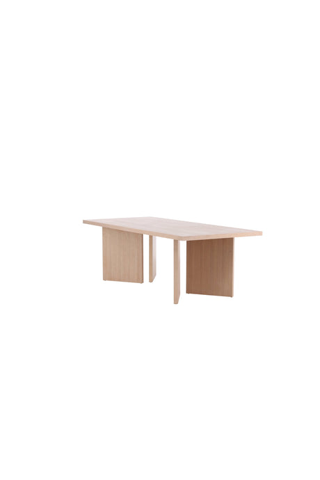 Bassholmen rechteckiger Esstisch - white - wash/MDF - Rechteckige Esstische - ALVAHOME