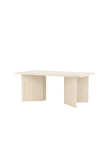 Bassholmen rechteckiger Esstisch - white - wash/MDF - Rechteckige Esstische - ALVAHOME