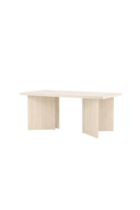 Bassholmen rechteckiger Esstisch - white - wash/MDF - Rechteckige Esstische - ALVAHOME
