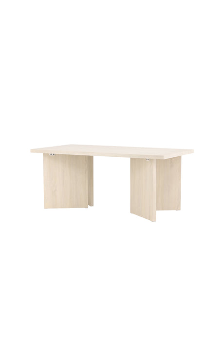 Bassholmen rechteckiger Esstisch - white - wash/MDF - Rechteckige Esstische - ALVAHOME