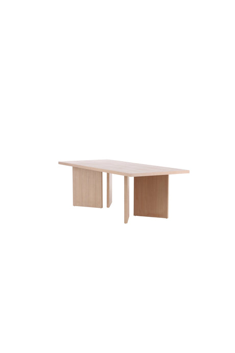 Bassholmen rechteckiger Esstisch - white - wash/MDF - Rechteckige Esstische - ALVAHOME