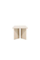 Bassholmen rechteckiger Esstisch - white - wash/MDF - Rechteckige Esstische - ALVAHOME
