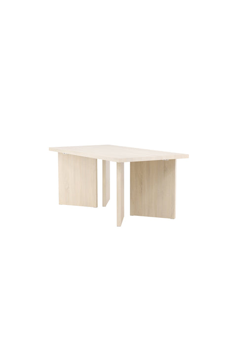 Bassholmen rechteckiger Esstisch - white - wash/MDF - Rechteckige Esstische - ALVAHOME