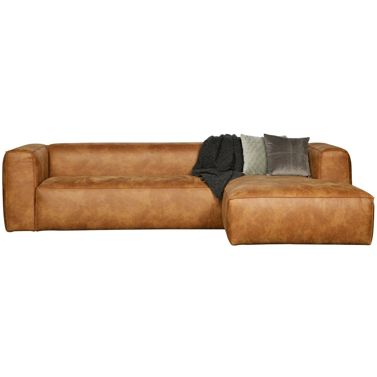 Bean Ecksofa - grau & braun - Ecksofas - ALVAHOME