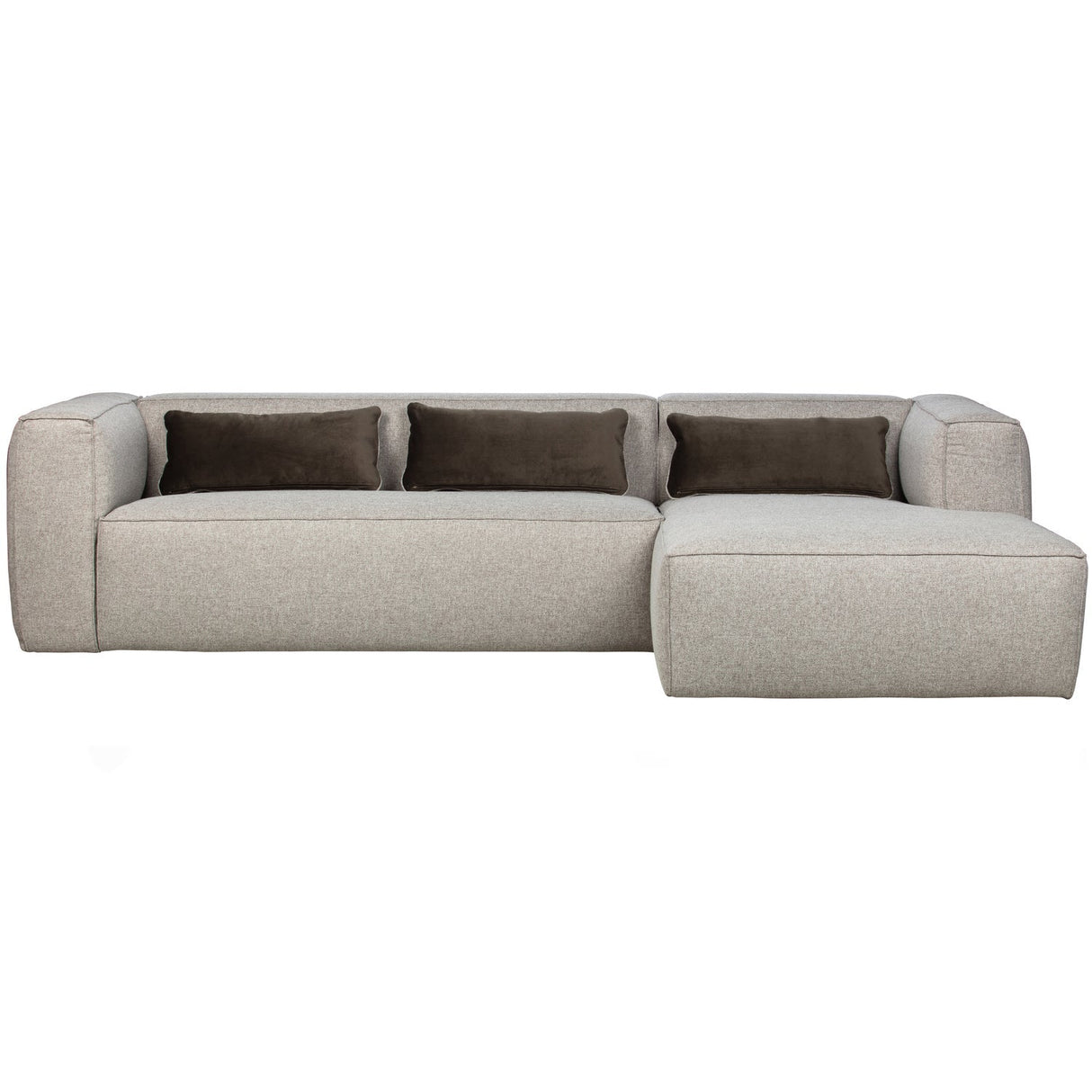 Bean Ecksofa - grau & braun - Ecksofas - ALVAHOME