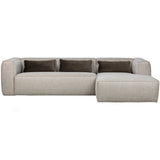 Bean Ecksofa - grau & braun - Ecksofas - ALVAHOME