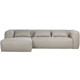 Bean Ecksofa - grau & braun - Ecksofas - ALVAHOME