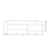 Bean Ecksofa - grau & braun - Ecksofas - ALVAHOME