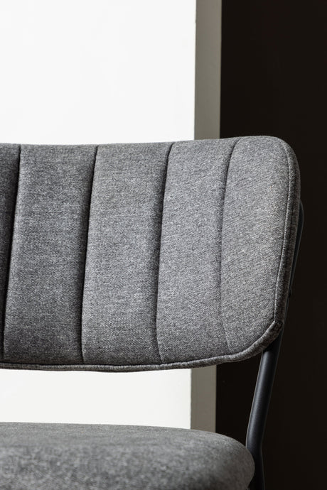 Bell Barhocker - grau/Polyester - Barhocker - ALVAHOME
