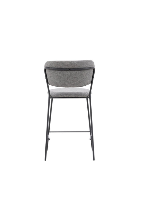 Bell Barhocker - grau/Polyester - Barhocker - ALVAHOME