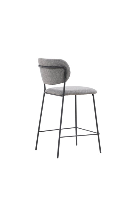 Bell Barhocker - grau/Polyester - Barhocker - ALVAHOME
