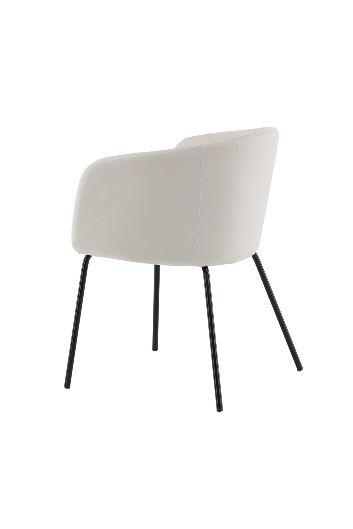 Berit Esszimmerstuhl - beige/Polyester - Samt - Essstühle - ALVAHOME