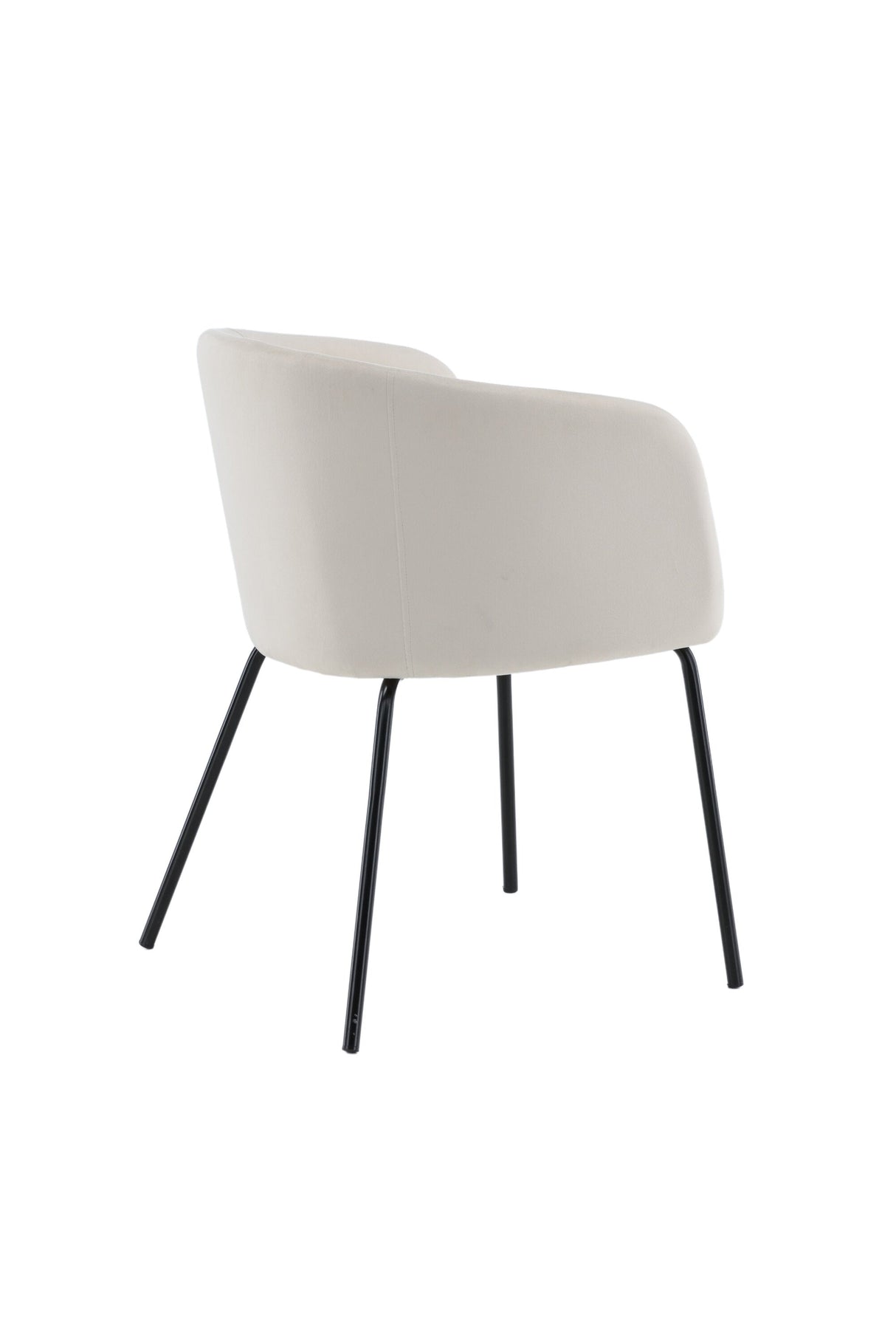Berit Esszimmerstuhl - beige/Polyester - Samt - Essstühle - ALVAHOME