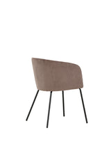 Berit Esszimmerstuhl - braun/Polyester - Kord - Essstühle - ALVAHOME