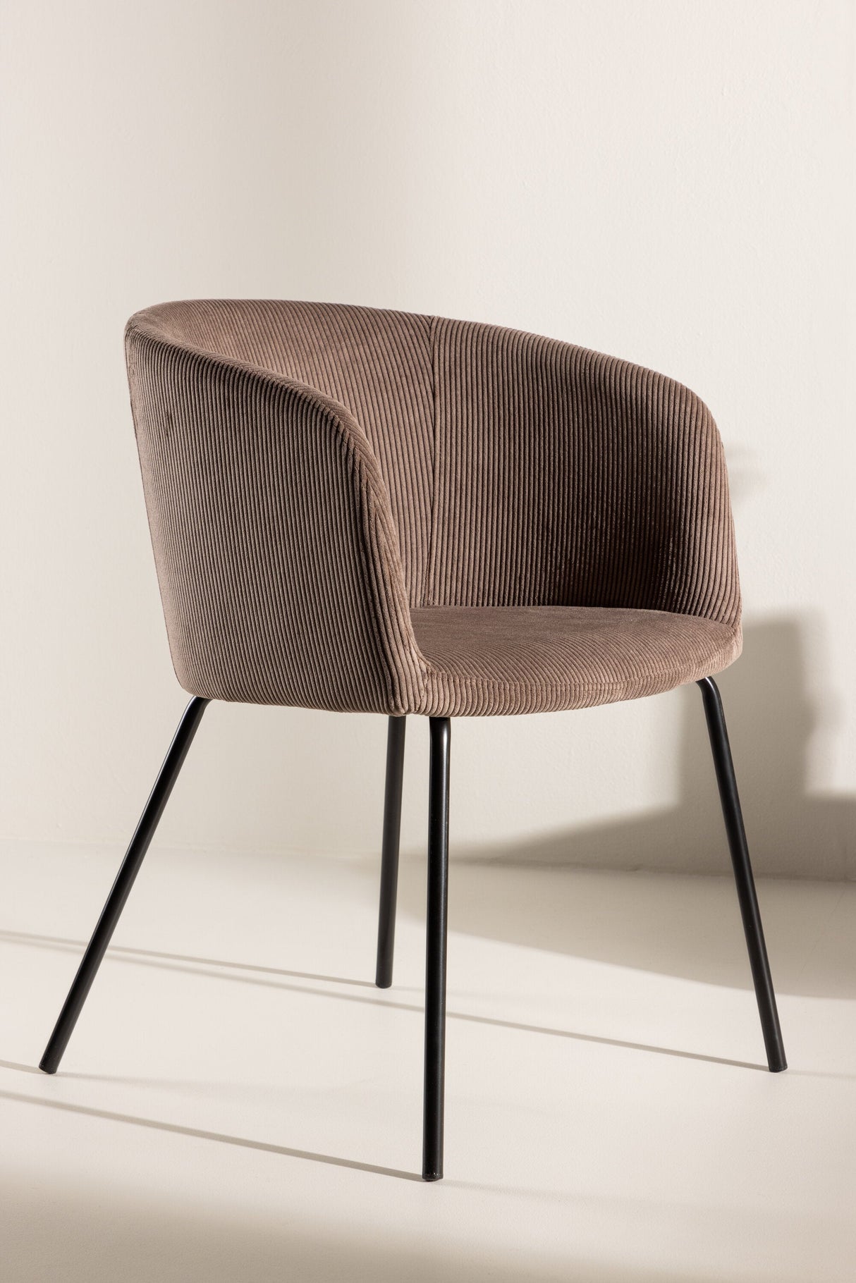 Berit Esszimmerstuhl - braun/Polyester - Kord - Essstühle - ALVAHOME