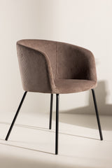 Berit Esszimmerstuhl - braun/Polyester - Kord - Essstühle - ALVAHOME