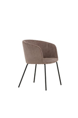 Berit Esszimmerstuhl - braun/Polyester - Kord - Essstühle - ALVAHOME