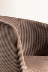 Berit Esszimmerstuhl - braun/Polyester - Kord - Essstühle - ALVAHOME