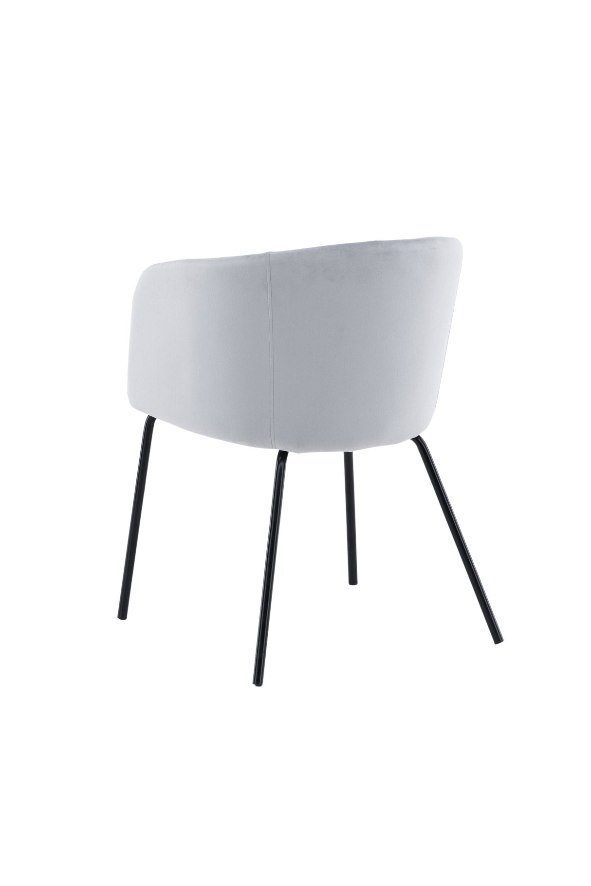 Berit Esszimmerstuhl - grau/Polyester - Samt - Essstühle - ALVAHOME