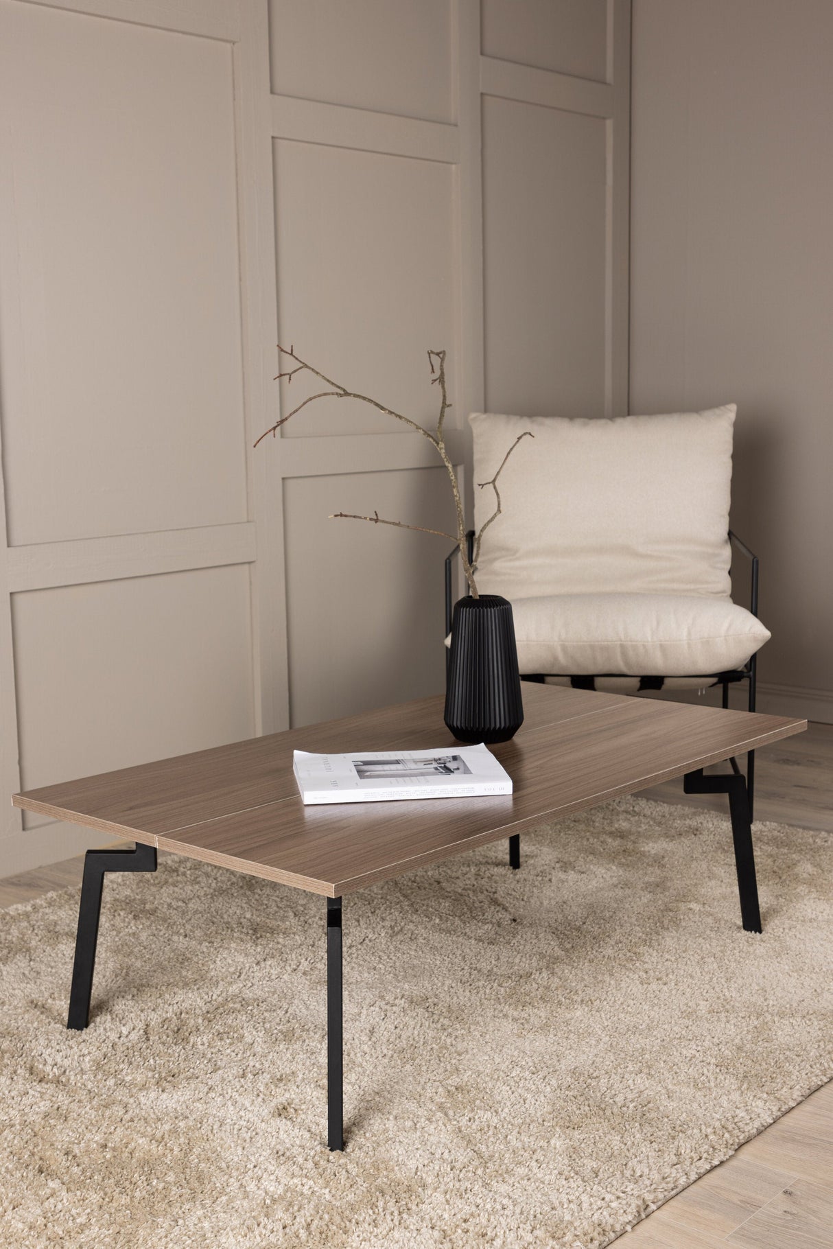 Bethan Couchtisch - walnuss/MDF - Couchtische - ALVAHOME