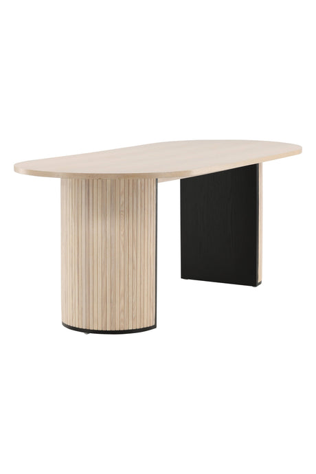Bianca ovaler Esstisch - white - wash/Furnier - Ovale Esstische - ALVAHOME