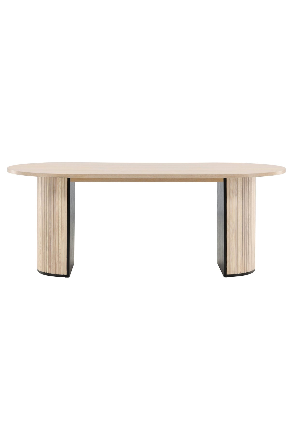 Bianca ovaler Esstisch - white - wash/Furnier - Ovale Esstische - ALVAHOME
