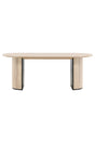 Bianca ovaler Esstisch - white - wash/Furnier - Ovale Esstische - ALVAHOME