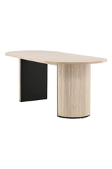 Bianca ovaler Esstisch - white - wash/Furnier - Ovale Esstische - ALVAHOME