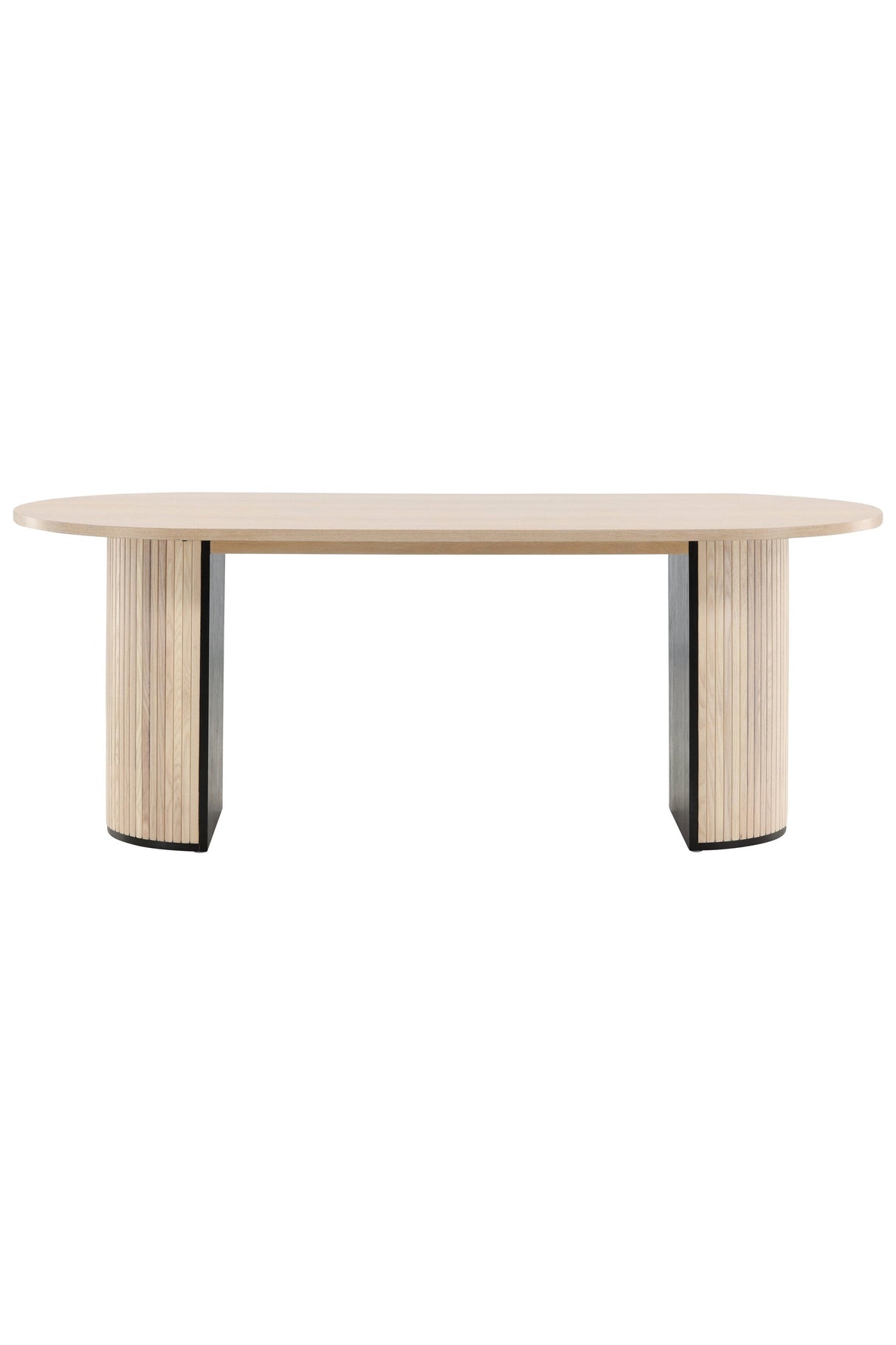 Bianca ovaler Esstisch - white - wash/Furnier - Ovale Esstische - ALVAHOME